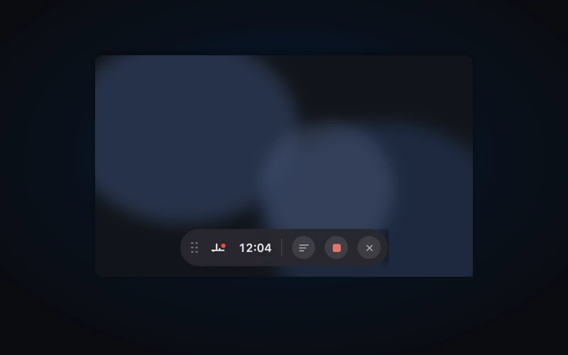 The recording pill, 12:04 in.